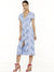 BLUE HUES MIDI DRESS - LA MAISON TALULAH