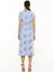 BLUE HUES MIDI DRESS - LA MAISON TALULAH