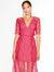FUCHSIA DELIGHT MIDI DRESS - LA MAISON TALULAH