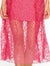 FUCHSIA DELIGHT MIDI DRESS - LA MAISON TALULAH
