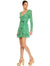 GREEN WITH ENVY L/S MINI DRESS - LA MAISON TALULAH