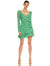 GREEN WITH ENVY L/S MINI DRESS - LA MAISON TALULAH