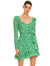 GREEN WITH ENVY L/S MINI DRESS - LA MAISON TALULAH