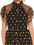 MIDNIGHT FIELD FRILLED MIDI DRESS - LA MAISON TALULAH
