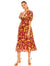 RED SEA MIDI DRESS - LA MAISON TALULAH