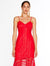 ROUGE LURE L/S MIDI DRESS - LA MAISON TALULAH