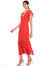 SCARLETT RUFFLE MIDI DRESS - LA MAISON TALULAH